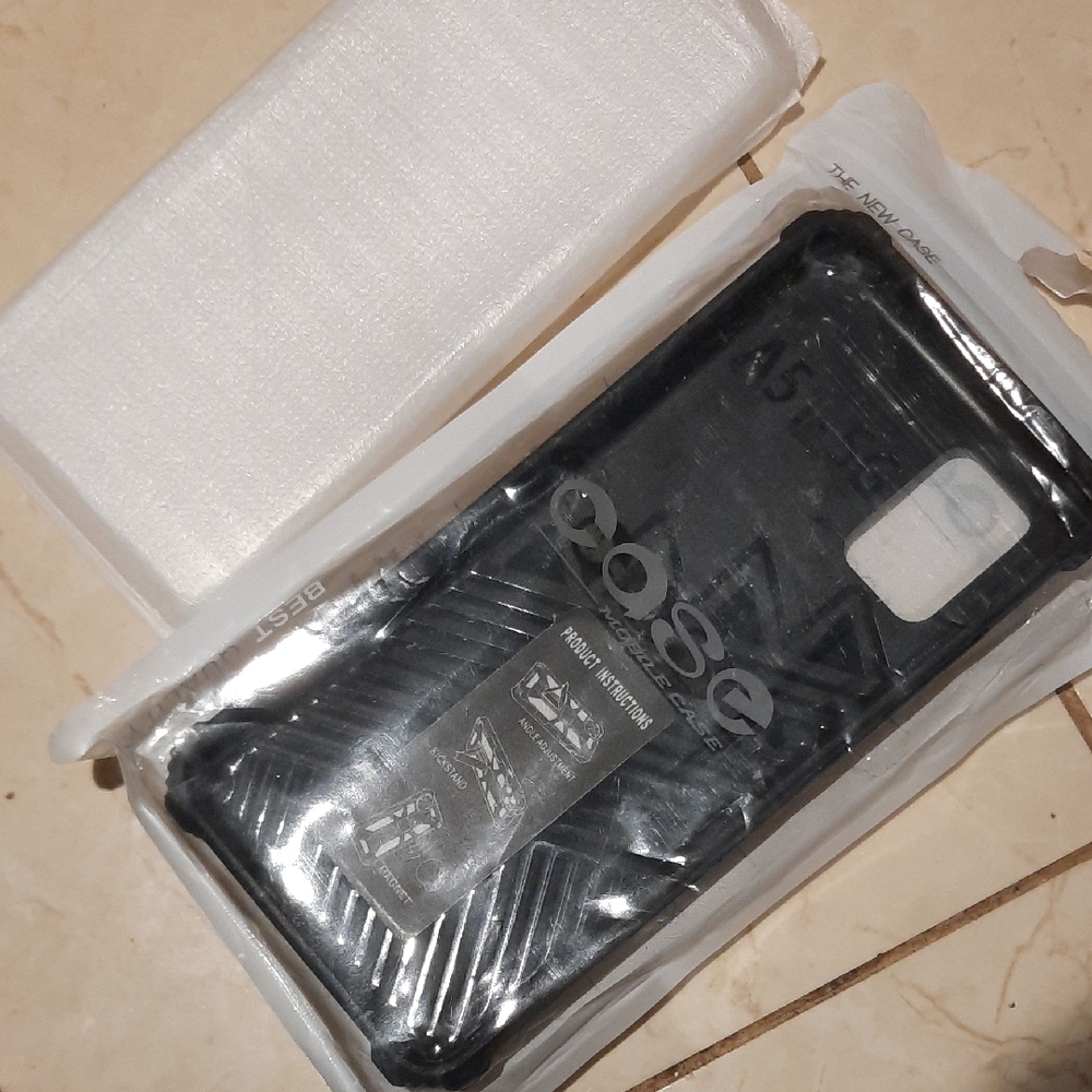 NEW GALAXY A51-5G Case for Cell Phone - Black and Blue W/kickstand And Magnet